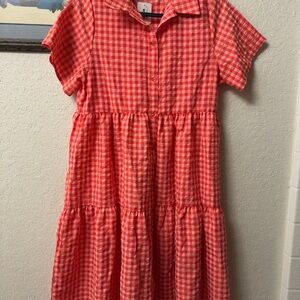Called to Surf Red Gingham Dress